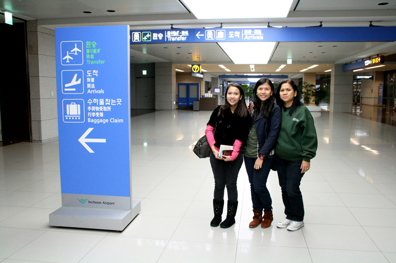 incheon airport arrival