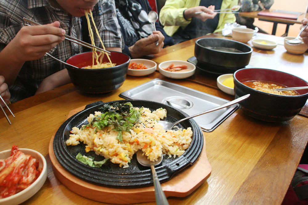 day 1 korean food
