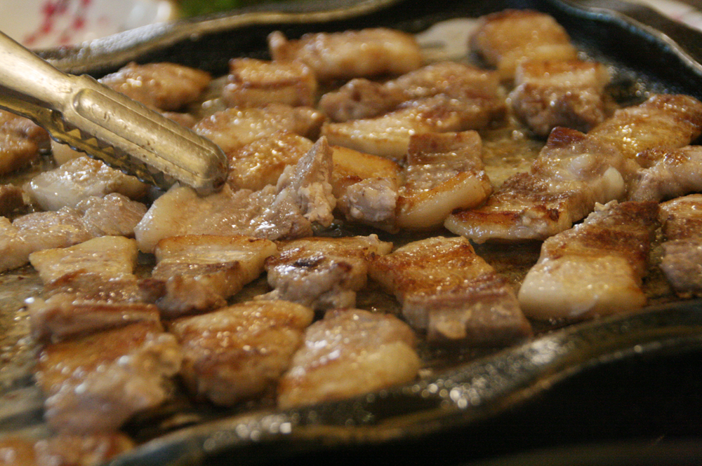 day 4 samgyupsal korean food